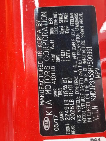 KNDJP3A53H7500961 KIA SOUL +