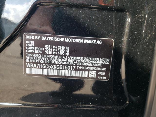 2019 BMW M760 XI - WBA7H6C5XKG615017