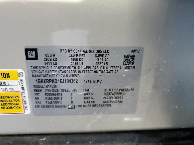 1GKKRPKD1EJ184362 GMC ACADIA SLE
