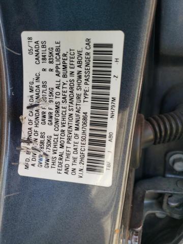 2HGFC1E50JH706864 Honda CIVIC SI