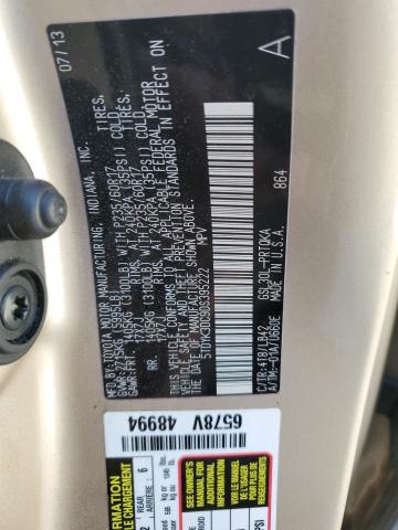 5TDYK3DC9DS395222 2013 Toyota Sienna Xle