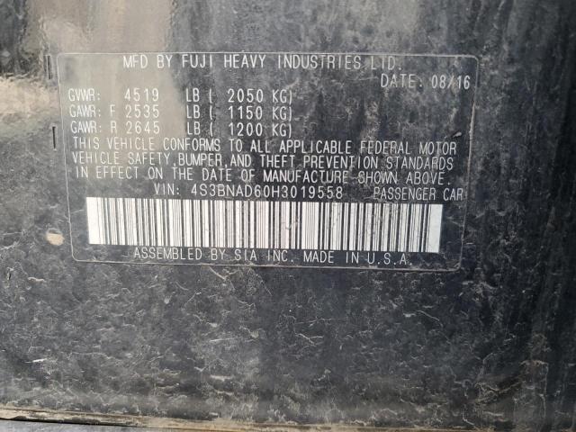 2017 SUBARU LEGACY 4S3BNAD60H3019558