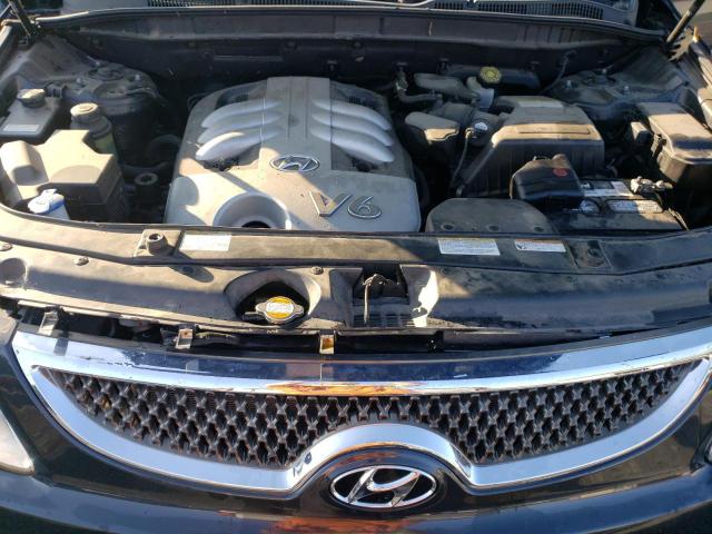 VIN: KM8NU13C07U019989 Auction: COPART Lot: 66133633 Location: PA - YORK HAVEN KM8NU13C07U019989 HYUNDAI VERACRUZ 2007 BLACK Photo 12
