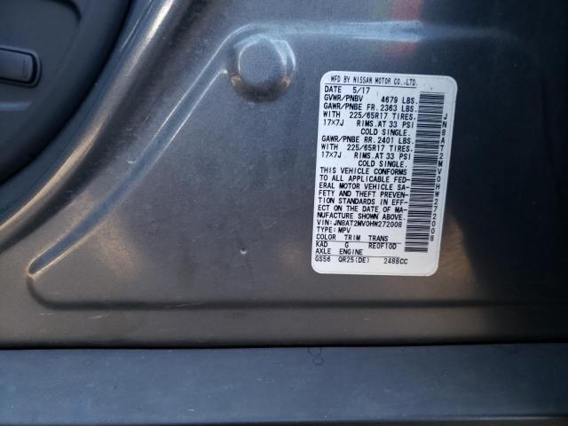 JN8AT2MV0HW272008 Nissan ROGUE S