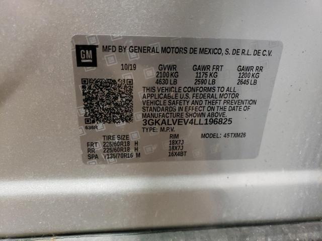 3GKALVEV4LL196825 GMC Terrain Slt