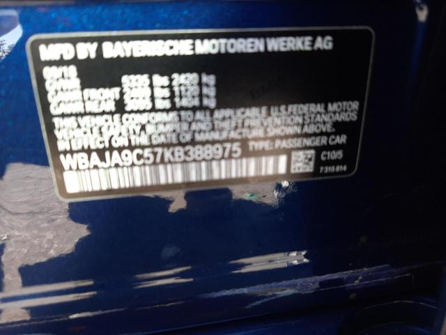 WBAJA9C57KB388975 BMW 530e