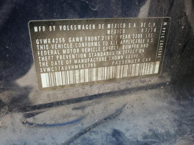 2017 VOLKSWAGEN GOLF SPORT - 3VWC17AU9HM501799