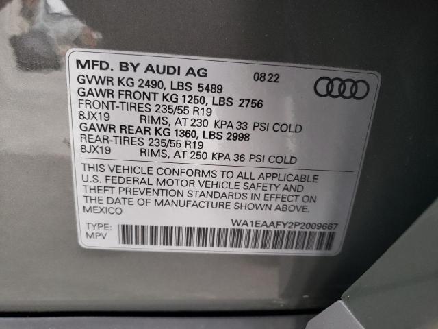 WA1EAAFY2P2009667 2023 AUDI Q5, photo no. 13