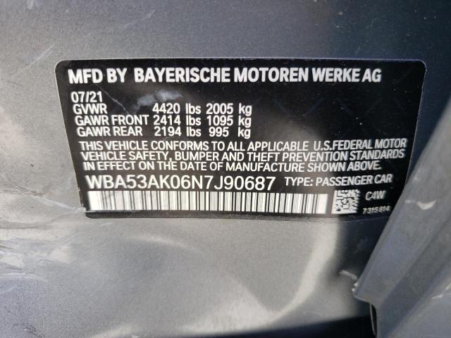 VIN WBA53AK06N7J90687 2022 BMW 2 Series, 228I no.12