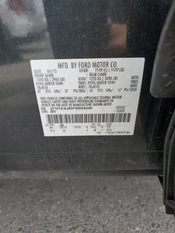 2FMTK4J85FBB54340 Ford EDGE SEL