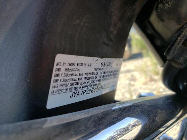 2012 YAMAHA XV1900 CT JYAVP22E4CA010501