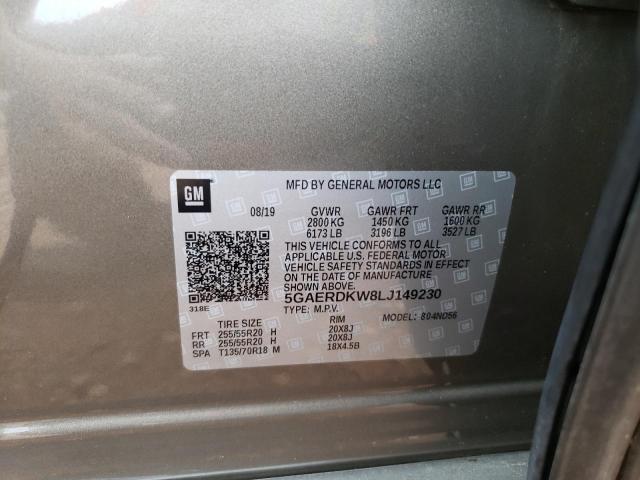 2020 BUICK ENCLAVE AV - 5GAERDKW8LJ149230