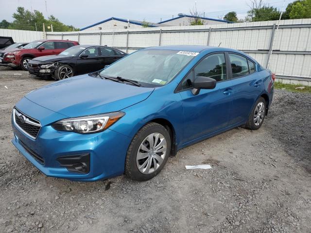 VIN: 4S3GKAA6XJ3622932 Auction: COPART Lot: 63559243 Location: NY - ALBANY 4S3GKAA6XJ3622932 SUBARU IMPREZA 2018 BLUE Photo 1
