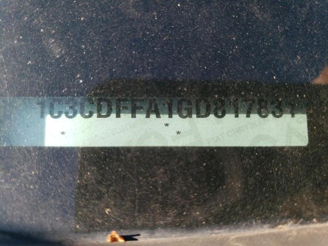 1C3CDFFA1GD817831 Dodge Dart Sxt Sport