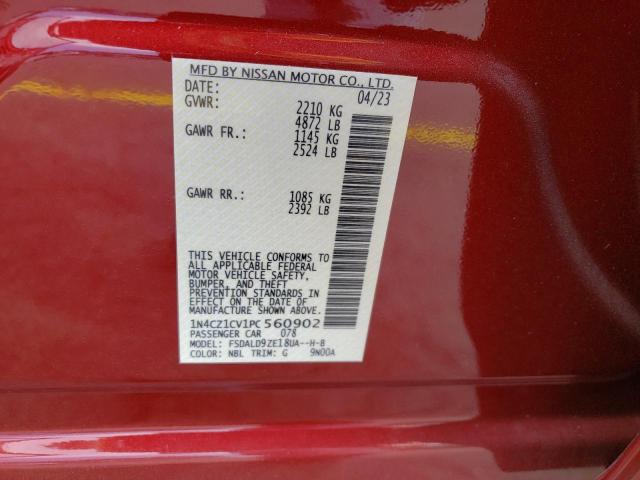 1N4CZ1CV1PC560902 Nissan Leaf Sv Plus