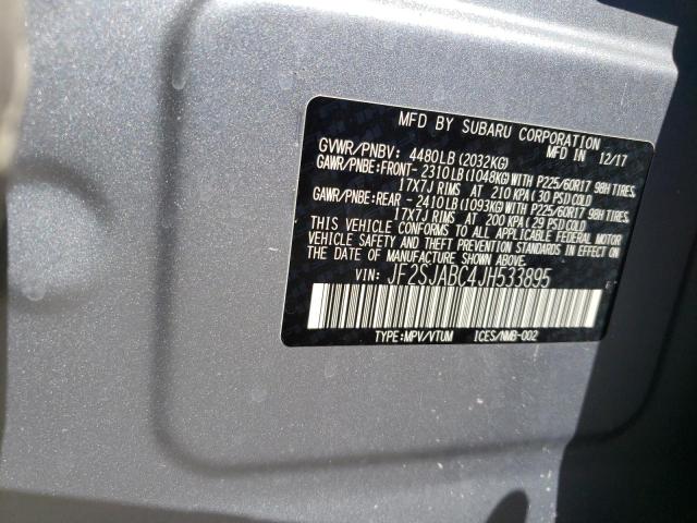 JF2SJABC4JH533895 Subaru Forester 2.5i