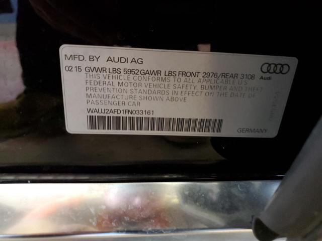 2015 AUDI A8 QUATTRO WAUJ2AFD1FN033161