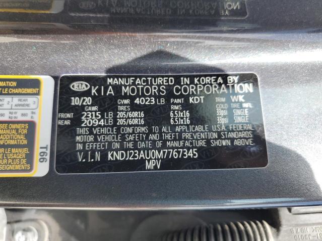KNDJ23AU0M7767345 KIA SOUL LX