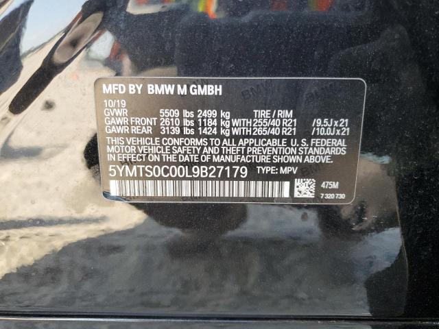 2020 BMW X3 M COMPE - 5YMTS0C00L9B27179