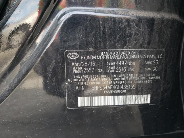 5NPE34AF4GH435155 Hyundai Sonata Sport