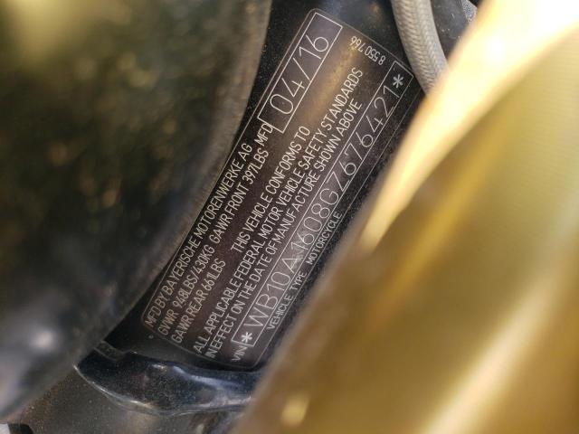 2016 BMW MOTORCYCLE - WB10A1608GZ676421