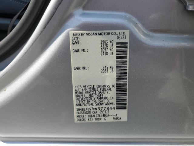 1N4BL4EV7PN377844 Nissan ALTIMA SL