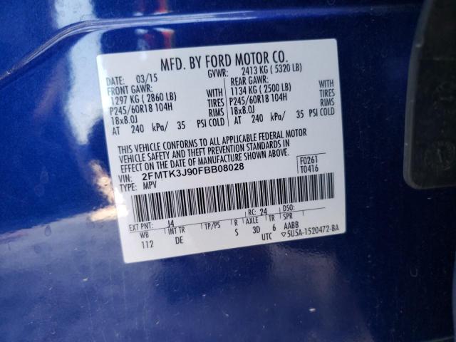 2FMTK3J90FBB08028 Ford EDGE SEL