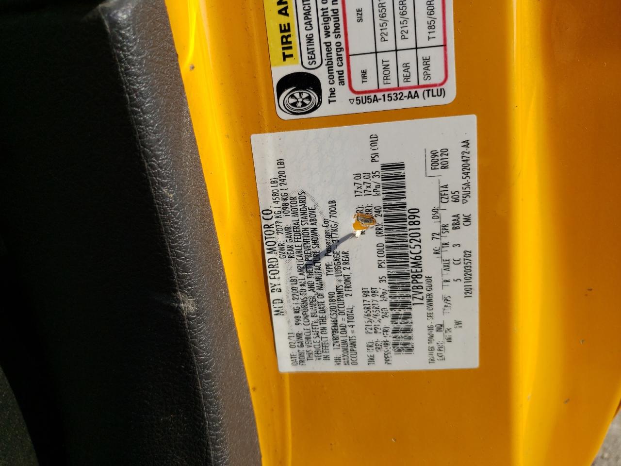 1ZVBP8EM6C5201890 2012 Ford Mustang