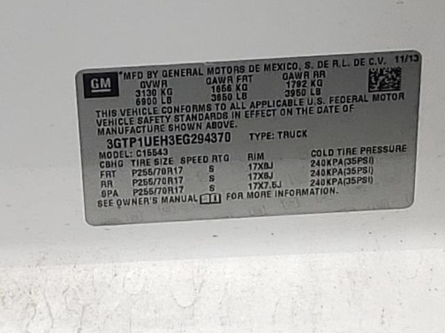 3GTP1UEH3EG294370 GMC Sierra C1500 Sle