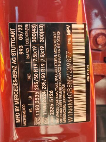 2022 MERCEDES-BENZ GLB 250 - W1N4M4GB8NW239877