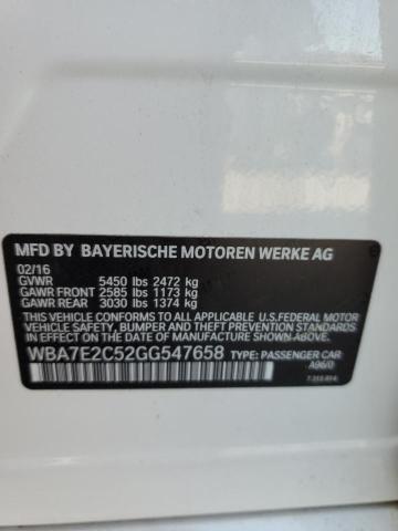 2016 BMW 740 I - WBA7E2C52GG547658