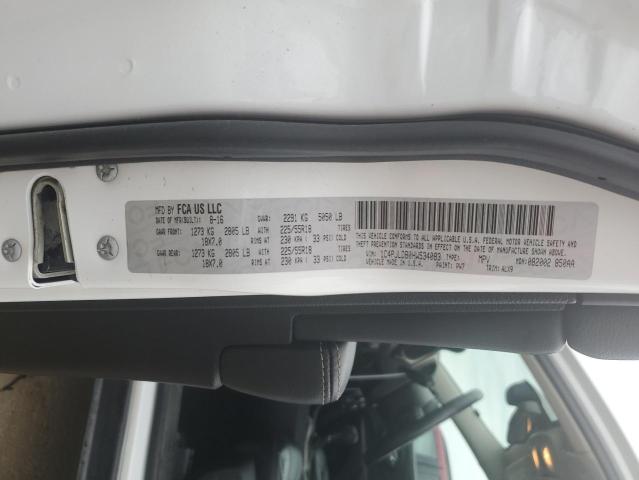 1C4PJLDB0HW534083 Jeep Cherokee Limited