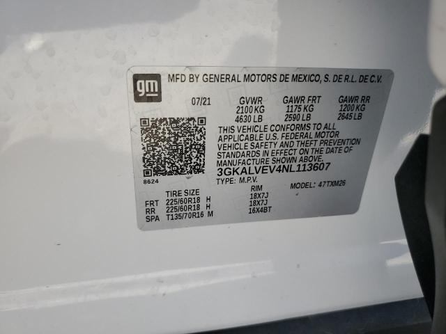 2022 GMC TERRAIN SL - 3GKALVEV4NL113607
