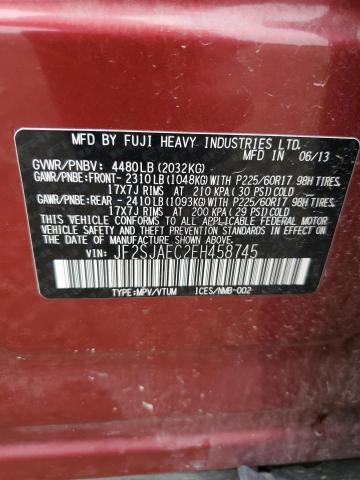 JF2SJAEC2EH458745 Subaru Forester 2.5i Premium