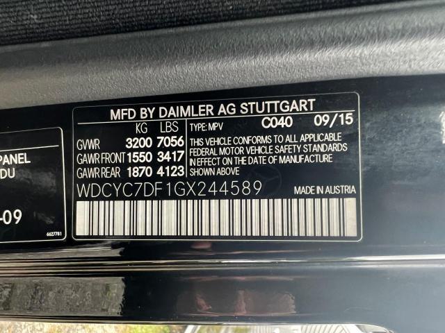 VIN WDCYC7DF1GX244589 2016 Mercedes-Benz G-Class, 6... no.10