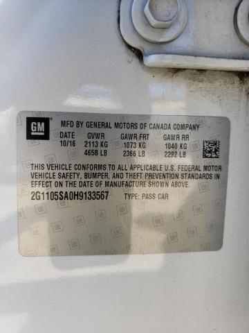 2G1105SA0H9133567 Chevrolet IMPALA LT