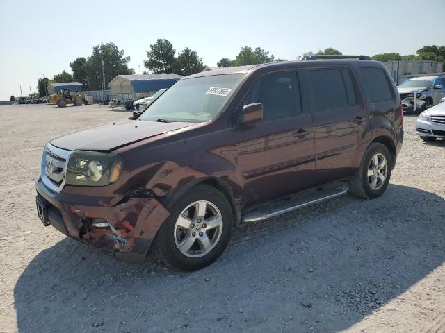 Lot #2438522543 2011 HONDA PILOT EXL salvage car