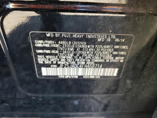 JF2SJADC4FH468714 Subaru Forester 2.5i Premium