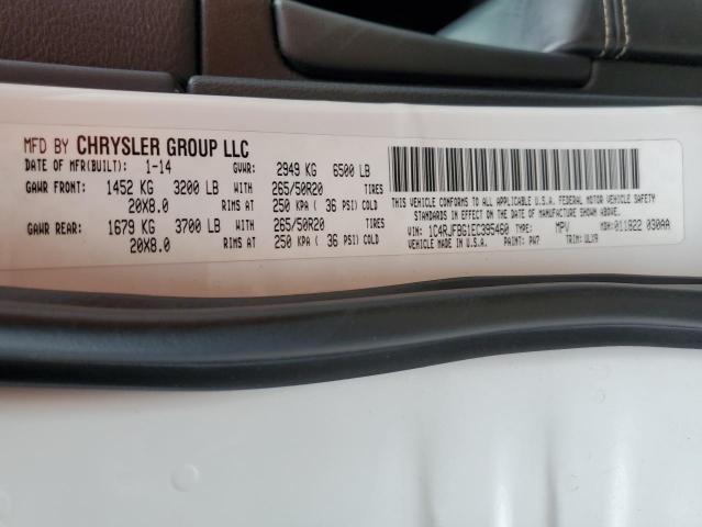 1C4RJFBG1EC395460 Jeep Grand Cherokee Limited
