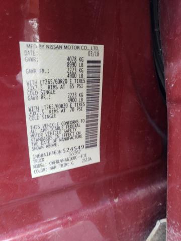 1N6BA1F46JN524549 Nissan Titan Xd Sl