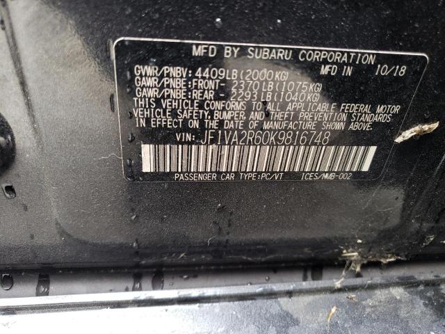 JF1VA2R60K9816748 Subaru Wrx Sti
