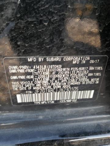 JF2GTABC1JH230105 Subaru Crosstrek Premium