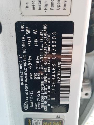 5XXGR4A68FG478303 KIA OPTIMA SX