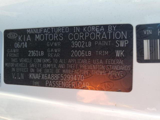 KNAFX6A88F5299470 KIA FORTE EX