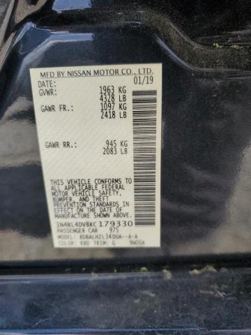 1N4BL4DV8KC179330 Nissan ALTIMA SV
