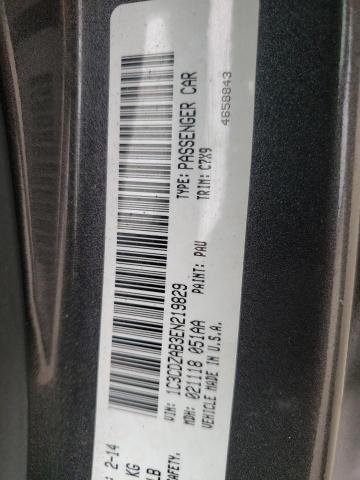 1C3CDZAB3EN219829 Dodge AVENGER SE