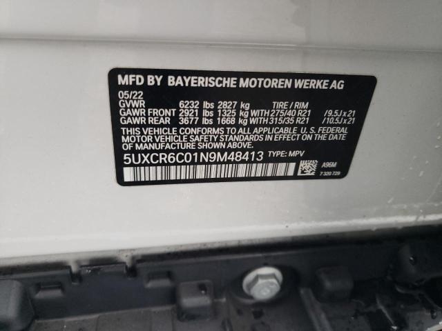 5UXCR6C01N9M48413 BMW X5 Xdrive40i