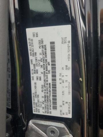 1FMCU0F77HUB12686 Ford ESCAPE S