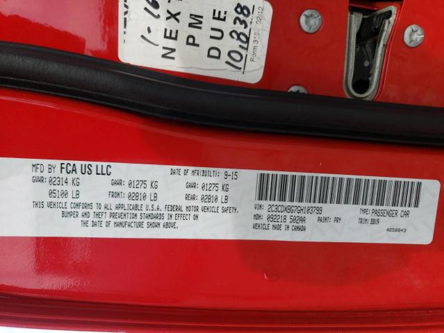 2C3CDXBG7GH103799 Dodge Charger Se
