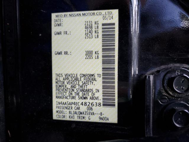 1N4AA5AP4EC482638 Nissan MAXIMA S